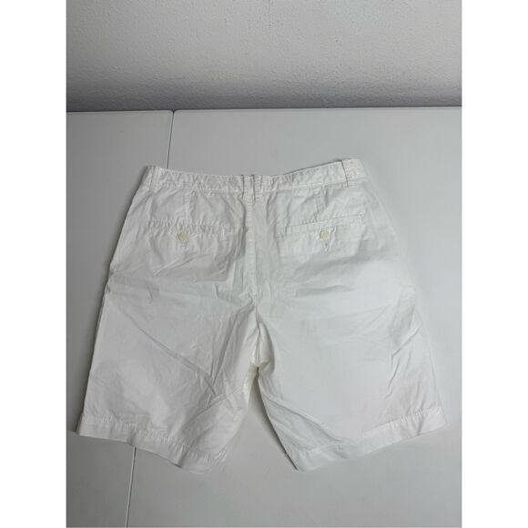 Original Penguin White Flat Front Slim Fit Cotton Shorts Men’s Size 30 See Notes - Picture 9 of 16